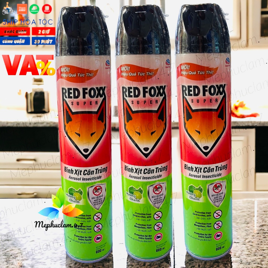 Xịt muỗi diệt côn trùng Red Foxx