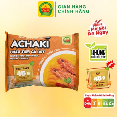 [QUÀ TẶNG] Cháo Ngon Tiện Lợi Achaki Tôm Cà Rốt Thương Hiệu Cây Thị