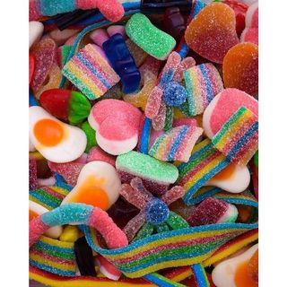Kẹo dẻo cầu vồng 1 Mét Chupa chups mềm dẻo - Kẹo Dẻo Chupa Chups  Hương Trái Cây Gói 24gr.