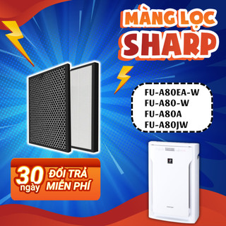 Màng lọc không khí SHARP FU-A80EA-W. Bộ lọc cho máy lọc không khí Sharp giá rẻ