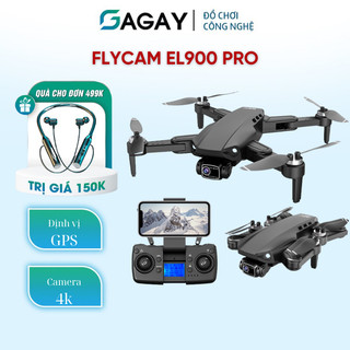 Flycam máy bay điều khiển từ xa L900 PLUS, flycam mini với GPS theo dõi, tự động bay về, hình ảnh full HD GD460