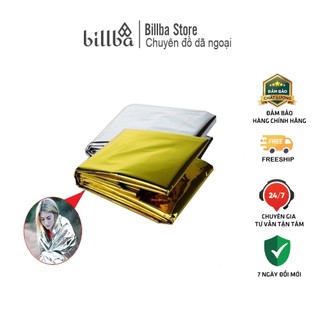 Chăn bạc sinh tồn giữ nhiệt khẩn cấp giữ ấm cơ thể, Chăn không gian gấp gọn giữ nhiệt cứu hỏa