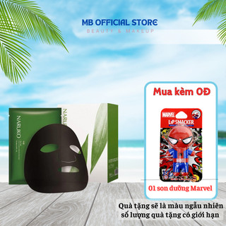 [ Bản Đài ] Mask Naruko Trà Tràm Mặt Nạ Trà Tràm Dành Cho Da Mụn Hộp 8 Miếng – Tea Tree Shine Control and Blemish Clear