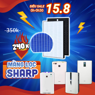 Màng lọc không khí sharp kc-c150, kc-80y, kc-z80, kc-w80. bộ lọc cho máy lọc không khí nội địa nhật