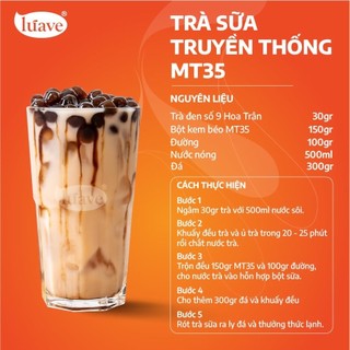 Bột MT35 Kem Béo Thực Vật LÚAVE 1kg (Bột Kem Béo Pha Trà Sữa, Ngậy Béo, Thanh nhẹ)
