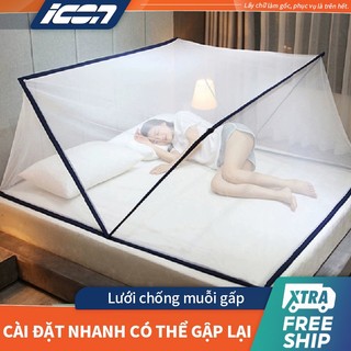 ICON Màn chụp tự bung khung xếp Mùng chụp tự bung người lớn，Màn chụp tự bung