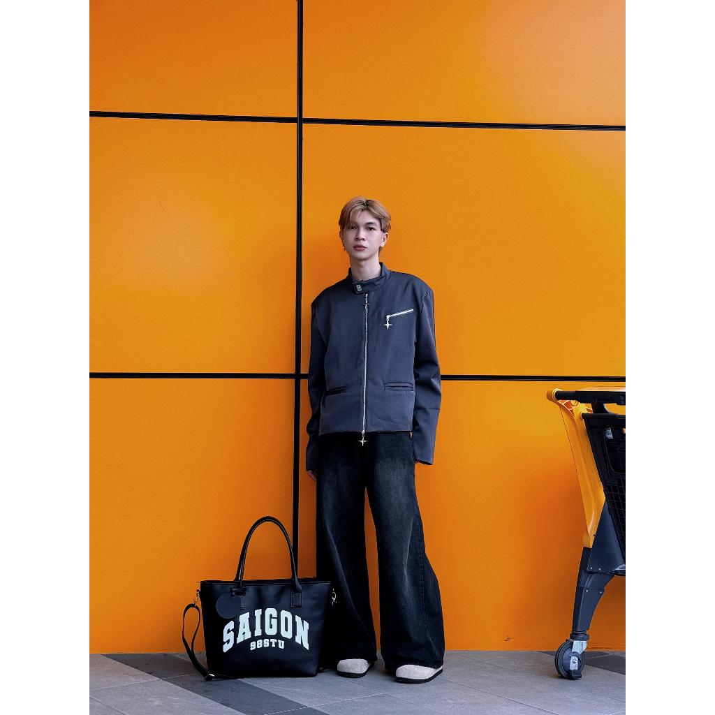 Túi tote saigon 98stu size L da pu cao cấp đựng vừa laptop tặng kèm dây đeo | BigBuy360 - bigbuy360.vn