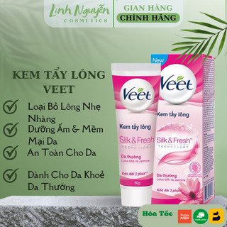 Kem tẩy lông veet silk & fresh 50g dành cho da thường
