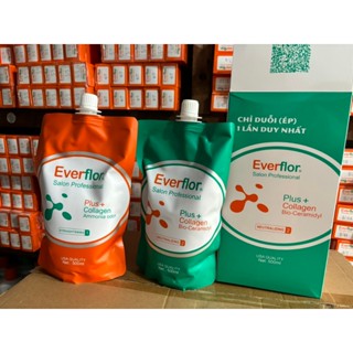 Kem dập duỗi tóc Everflor 500ml (số 1+2)