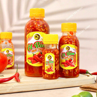 Chai ớt rim mật ong 100gr-ớt rim mật ong siêu cay dùng chấm bánh tráng