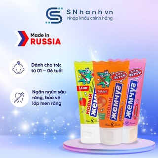 Kem đánh răng trẻ em New Pearl Nga, 50ml - Prokudent Đức 75ml