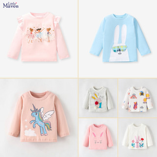 BST áo thu đông bé gái cotton Little Maven, Malwee cho bé 2-8 tuổi 2025 P1- TILANI Official Store