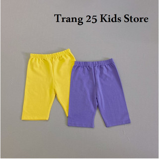 Quần Legging Lửng Bé 10kg-40kg - Tím- Vàng  -Trang 25 Kids Store