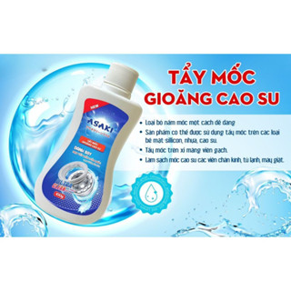Tẩy Mốc Gioang Cao Su ASAKI Loại Bỏ Nấm Mốc Bề Mặt Cao Su Máy Giặt Tủ Lạnh, Silicon, Nhựa