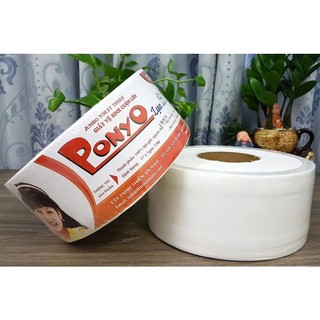Giấy vệ sinh cuộn lớn siêu mịn PONYO JB700 2 lớp chất lượng cao hoạ tiết trơn 700g