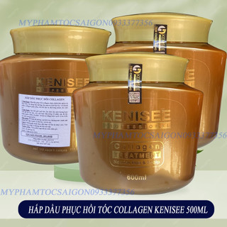 Hấp dầu collagen phục hồi tóc kenisee 500ml