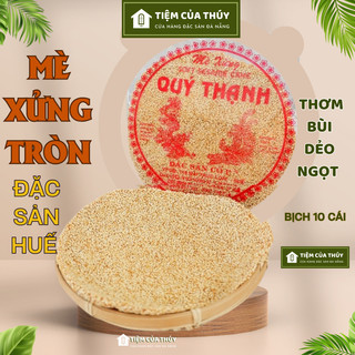 Mè Xửng Tròn Đặc Sản Huế Bịch 10 Cái Thơm Mềm Dèo Bùi Ngon Làm Quà Biếu Tặng Tiệm Của Thúy