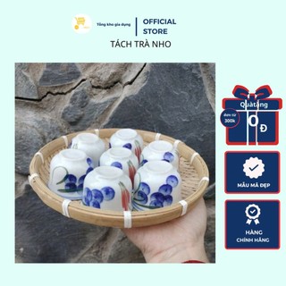 Chung / tách trà mẫu cổ xưa dân dã, tách uống trà mta-mart