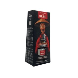 [250g + Tặng kèm Phin] Cà phê Real Strong Orginal, thành phần rang xay Arabica và Robusta, vị mạnh mẽ - MR.VIET Coffee