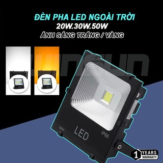 Đèn pha led cob 20w.30w.50w chiếu sáng ngoài trời 5054 đủ công suất - chiếu sáng biển quảng cáo sân vườn- bảo hành 2 năm