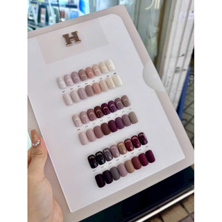 Set sơn nâu Houkou 24 màu + tặng kèm bảng màu hottrend