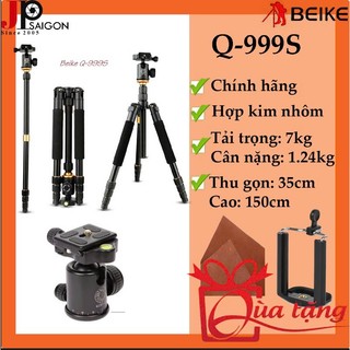 CHÂN MÁY ẢNH BEIKE Q-999S - HÀNG NHẬP KHẨU + QUÀ TẶNG