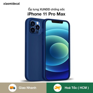 Ốp lưng XUNDD iPhone 11 Pro Max chống sốc, chống bám bẩn, mặt lưng mềm mại