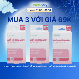 Miếng dán mụn Pharmacity (20 miếng/hộp)