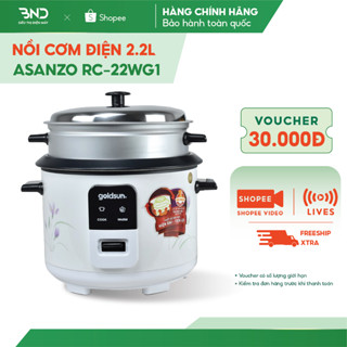 Nồi cơm điện nắp rời Goldsun GRC5100,5101 dung tích 1.8l công suất 700w có kèm khay xửng hấp
