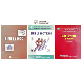 Sách - Combo Sinh Lý Học ĐH Y Hà Nội và Sinh Ly Học Y Khoa ĐH Y Dược TPHCM và SL Học Y Khoa PNT Tmos