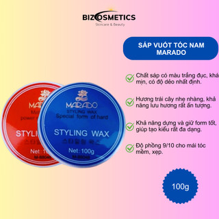 Sáp tạo kiểu tóc nam Marado Styling Wax 100g chính hãng