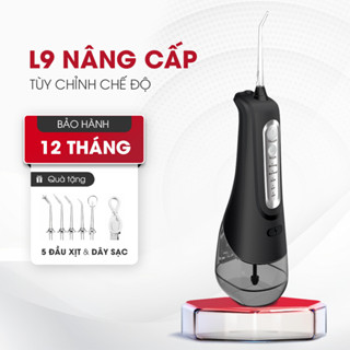 Máy tăm nước DOJI thế hệ mới chống thấm nước, 4 chế độ,công suất mạnh, Tặng 5 đầu xịt, dây sạc