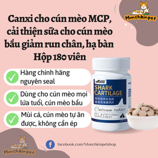 Canxi cho chó mèo MCP, bổ sung canxi, vitamin, chắc xương,canxi nano, calcium phosphorus cho chó mèo