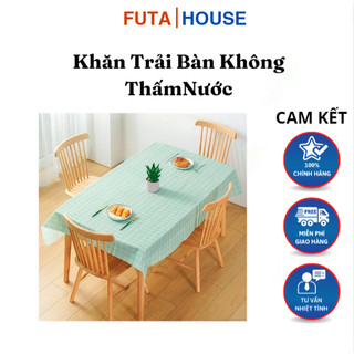 Khăn trải bàn caro trải bàn vuông tròn chữ nhật pvc không thấm nước