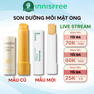 Son dưỡng môi mật ong hoa cải innisfree Canola Honey Lip Balm 3.5g