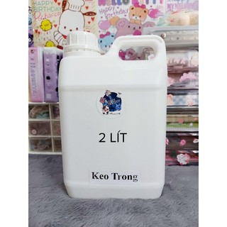 Keo trong can 2 lít dán các loại giấy, làm slime trong toru_slime