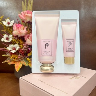 Sét Sữa rửa mặt Whoo hồng cấp nước kiềm dầu và không gây khô da Whoo 180ml+40ml