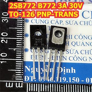 20 con 2sb772 b772 772 kiểu chân to-126 to-92 sot-89 transistor pnp 3a 30v kde1478