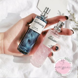 Nước hoa Shimang ánh nhũ 30ml hương thơm ngọt ngào, Nước hoa nữ ánh nhũ kim tuyến thơm lâu