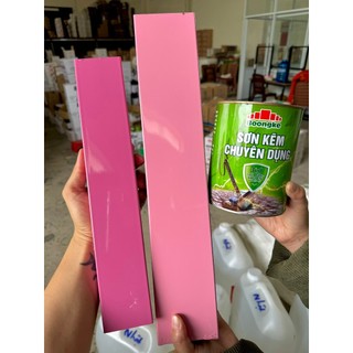 Sơn Sắt Mạ Kẽm Boongke Hồng Phấn Ngọt Ngào và Hồng Sen Tươi ( 400Gr - 800Gr )