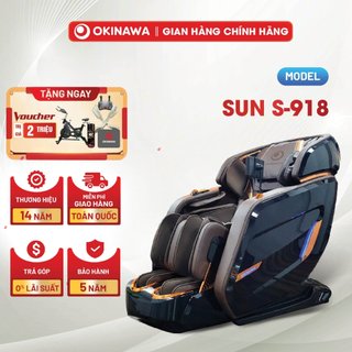 Ghế massage toàn thân cao cấp okinawa moon s-918, sun s-918