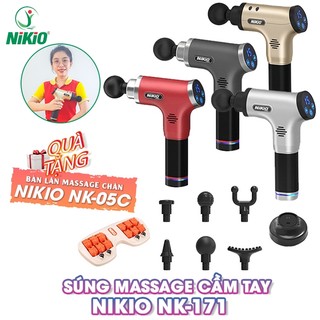 Súng massage trị đau nhức giảm căng cơ Nhật Bản Nikio NK-171 - Đỏ