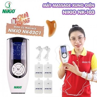 Máy Massage Xung Điện 4 Miếng Dán, Máy Massa Dán Điện NK-103
