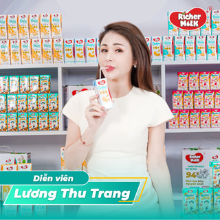 Thùng 48 hộp sữa hạt điều không đường richer milk 180ml