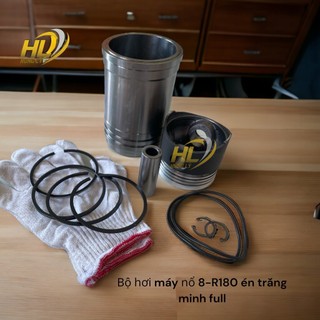 Bộ Hơi máy nổ 8-R180 Én Trắng Minh Full (Bộ) Phụ tùng máy cày,máy nổ,máy sát gạo,thóc