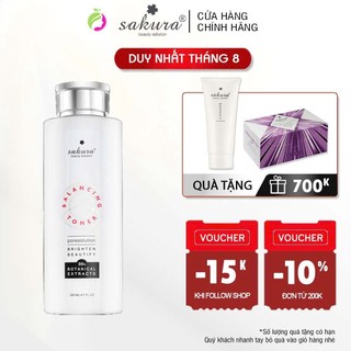 Nước hoa hồng cân bằng da Sakura Balancing Toner 200ml