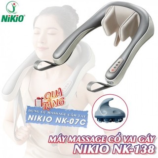 Máy massage xoa bóp ấn huyệt trị liệu đau mỏi cổ vai gáy Nikio NK-138