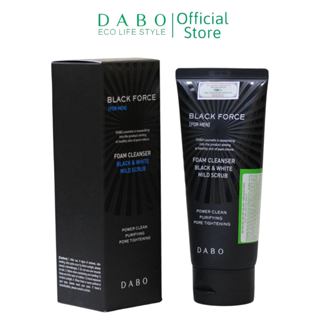 Sữa rửa mặt nam Dabo Black Force sạch dầu , ngăn ngừa mụn (120ml)