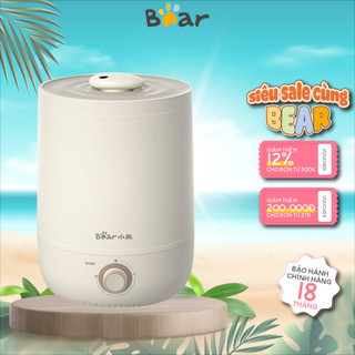 Máy phun sương,xông tinh dầu 4.5L Bear JSQ-C45U1,30W, Bộ Lọc Ion Bạc,Tạo độ ẩm không khí,BH 18 Tháng