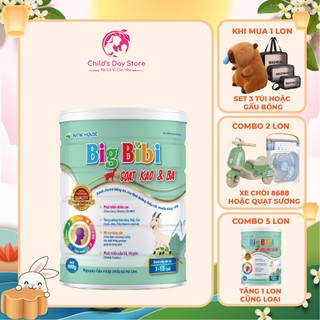 Sữa Big BiBi Goat KAO BA 900g, Dành cho trẻ biếng ăn,suy dinh dưỡng thấp còi, muốn tăng cân